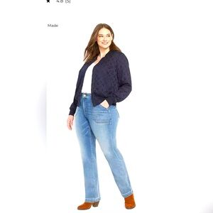 Lane Bryant Blue Straight Leg Jeans
